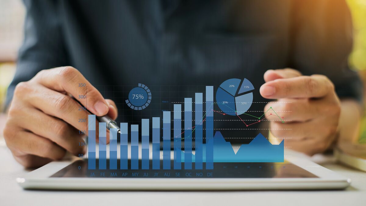 A 3-d rendering of financial data