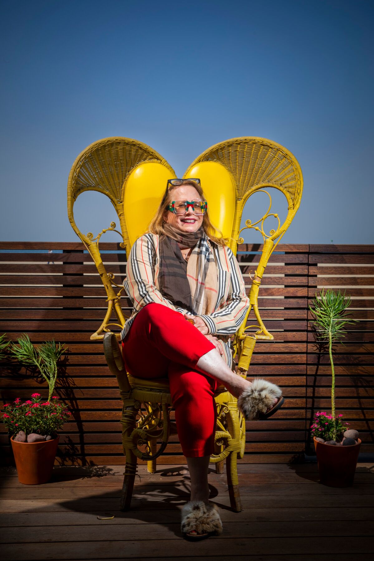 Composer Laura Karpman is photographed at her Los Angeles, Calif. home Monday, Aug. 19, 2019.