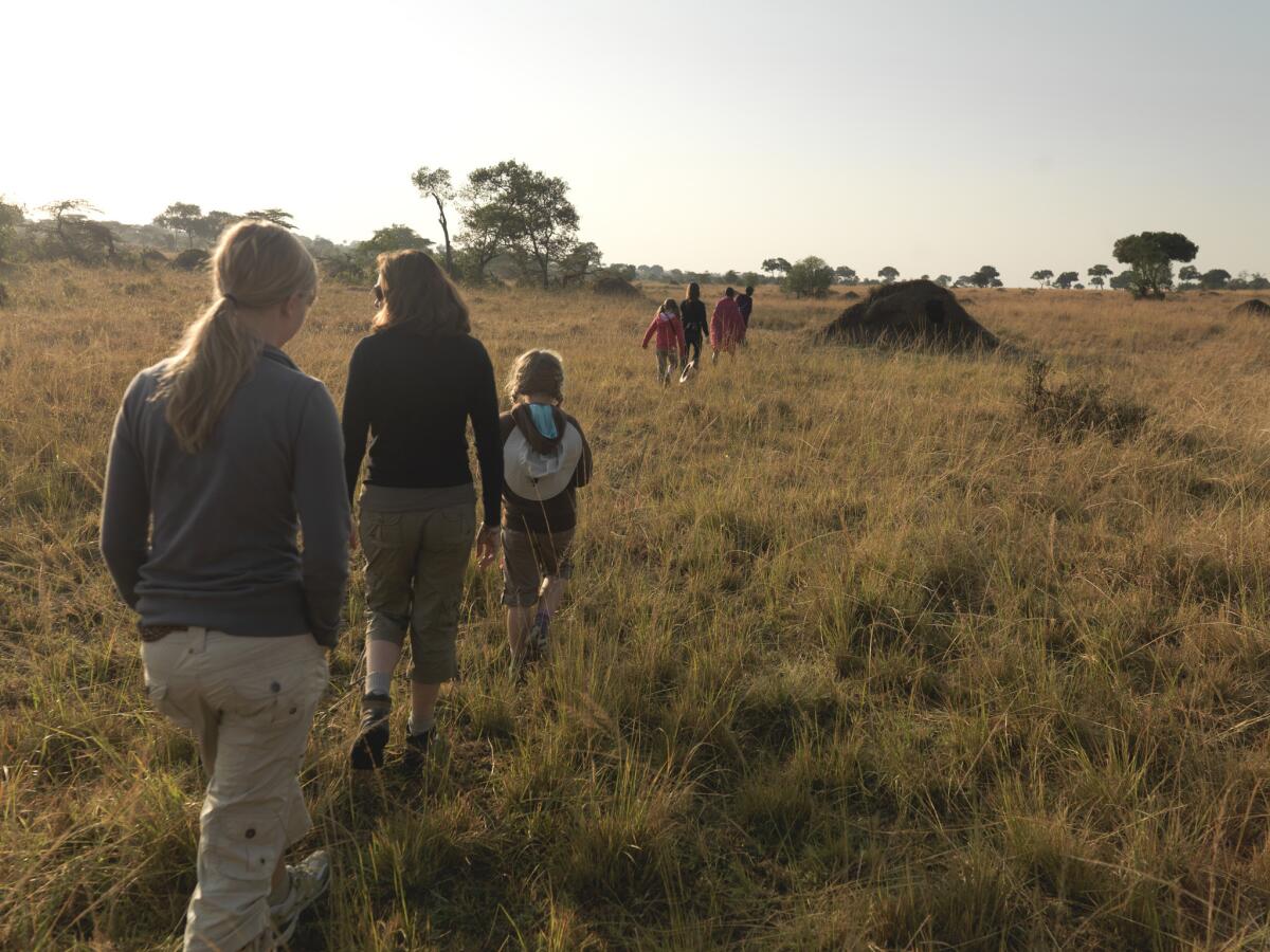 Far-flung destinations for the family such as Kenya.