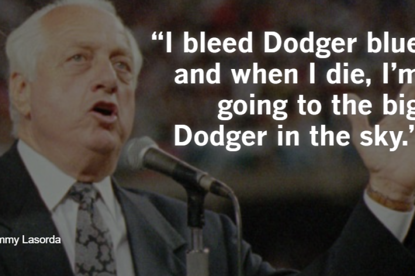 Lasorda, fiery Hall of Fame Dodgers manager, dies at 93 – KTSM 9 News