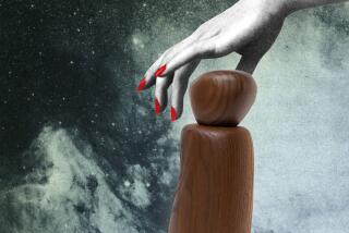 a hand floats above a wood pepper grinder as illustrated stars fall below it