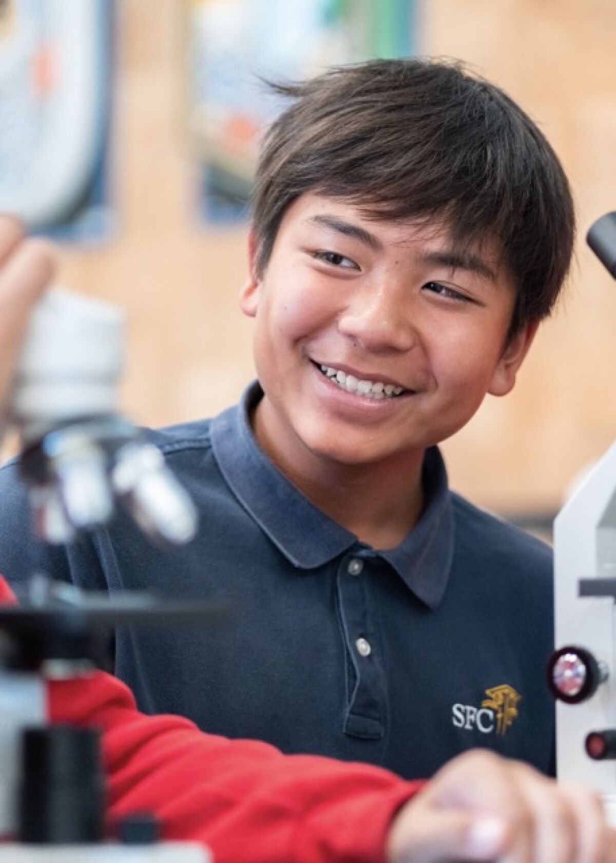 Reid Emoto-Garay at school
