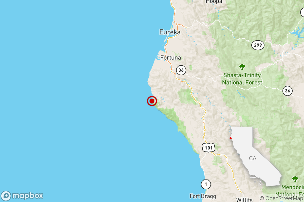 Earthquake: Magnitude 4.1 quake near Fortuna, Calif. 