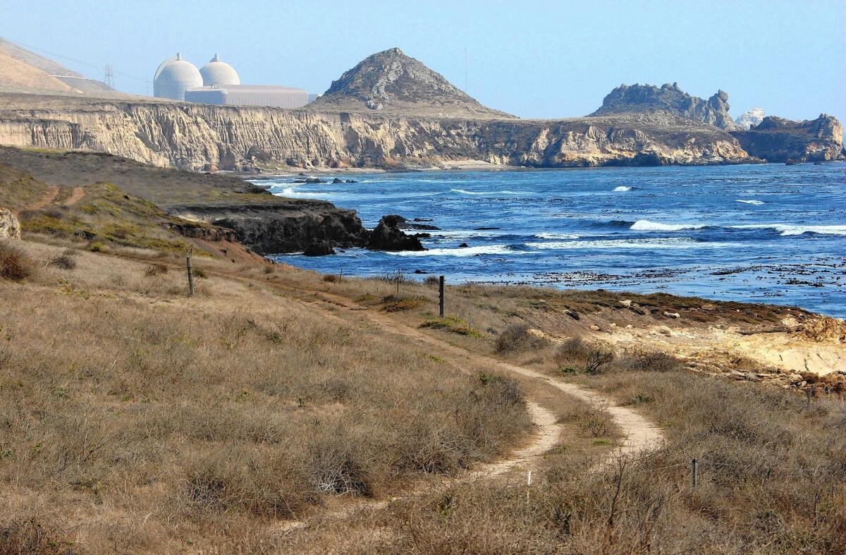 PG&E's Diablo Canyon nuclear power plant on the San Luis Obispo County coast is three miles from a quake fault.
