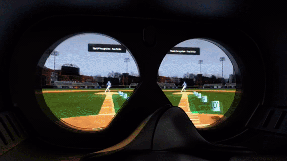 The Dodgers are embracing virtual reality batting practice, a device the uses VR goggles to create immersive visual experiences and simulate at-bats.
