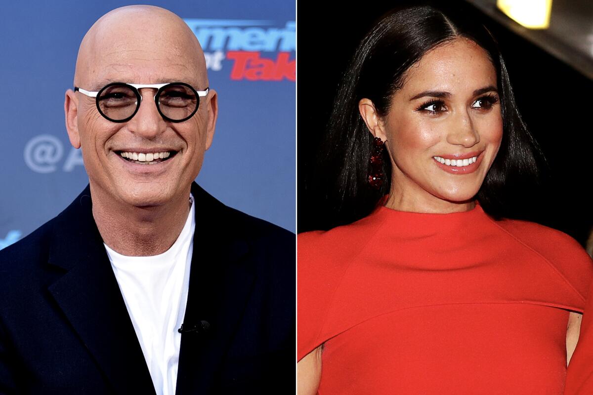 Howie Mandel and Meghan Markle