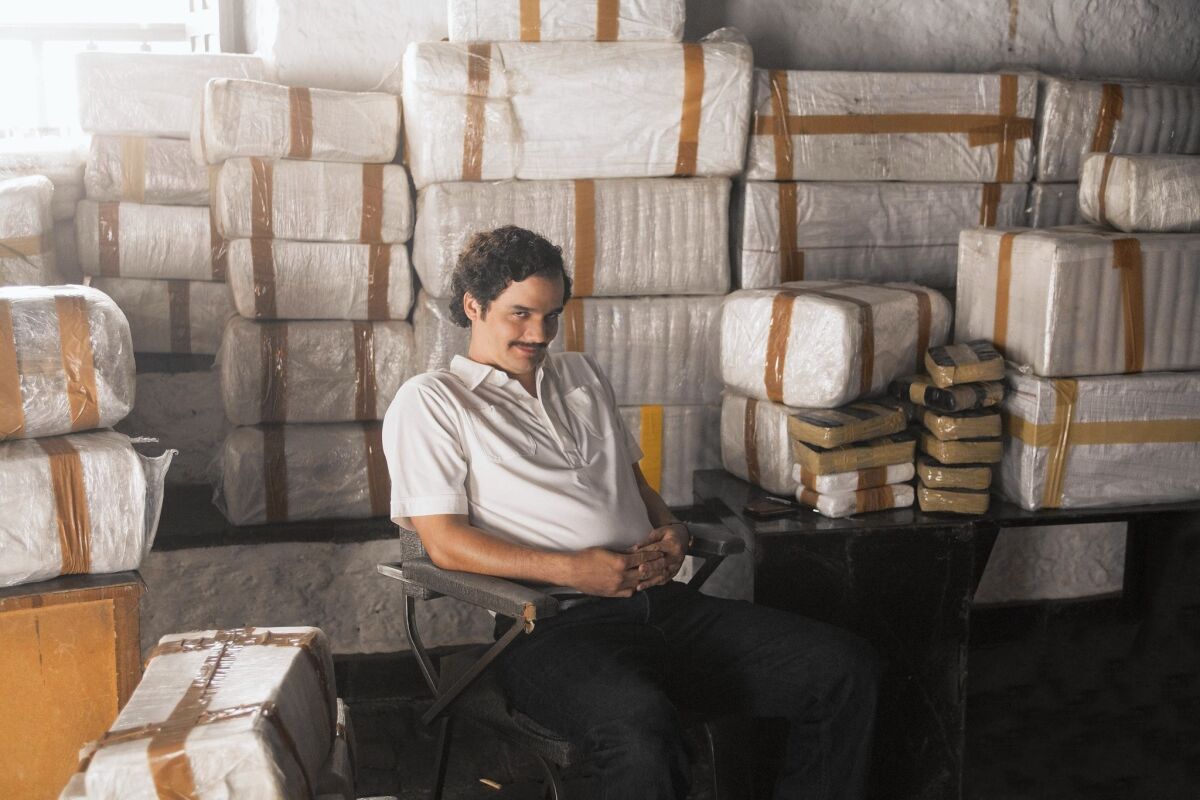 Wagner Moura as Pablo Escobar in Netflix's "Narcos."