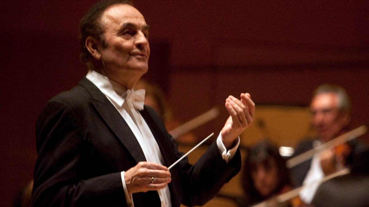 Charles Dutoit at Disney Hall in 2010.