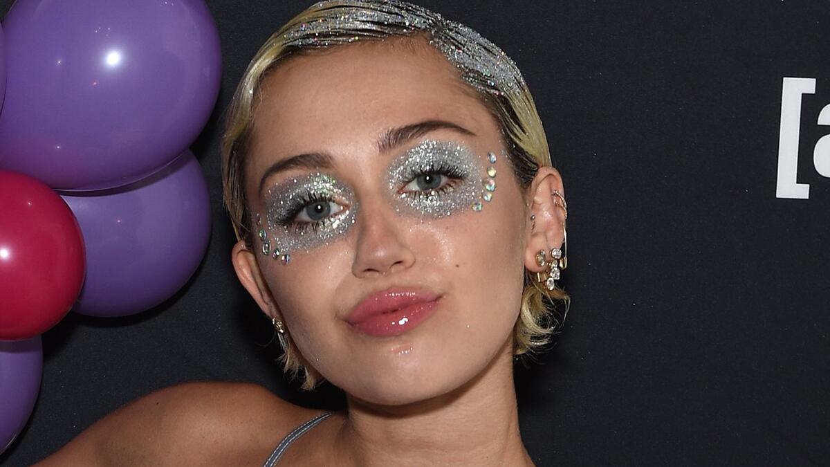 Miley Cyrus went all in at the 2015 Adult Swim Upfront Party in New York on May 13.