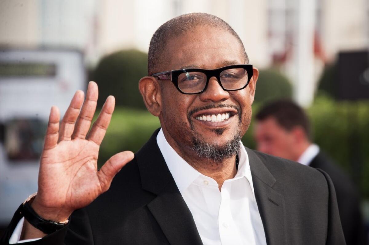 Forest Whitaker's gated property of 1.6 acres includes two homes, as well as a series of living and dining nooks that overlook a swimming pool and spa.