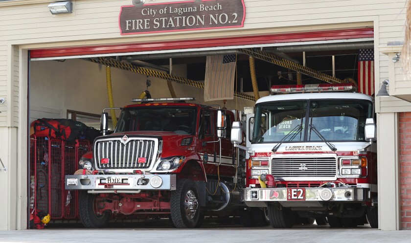 Laguna Beach is moving forward with an in-house ambulance service. Fire Station No. 2 is shown above.