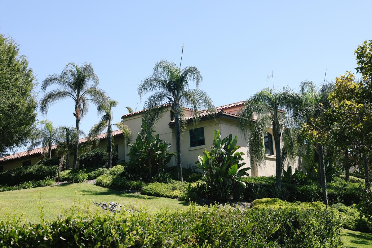 The exterior of Ararat Home of Los Angeles is seen on the campus of the Ararat Nursing Facility in Mission Hills.