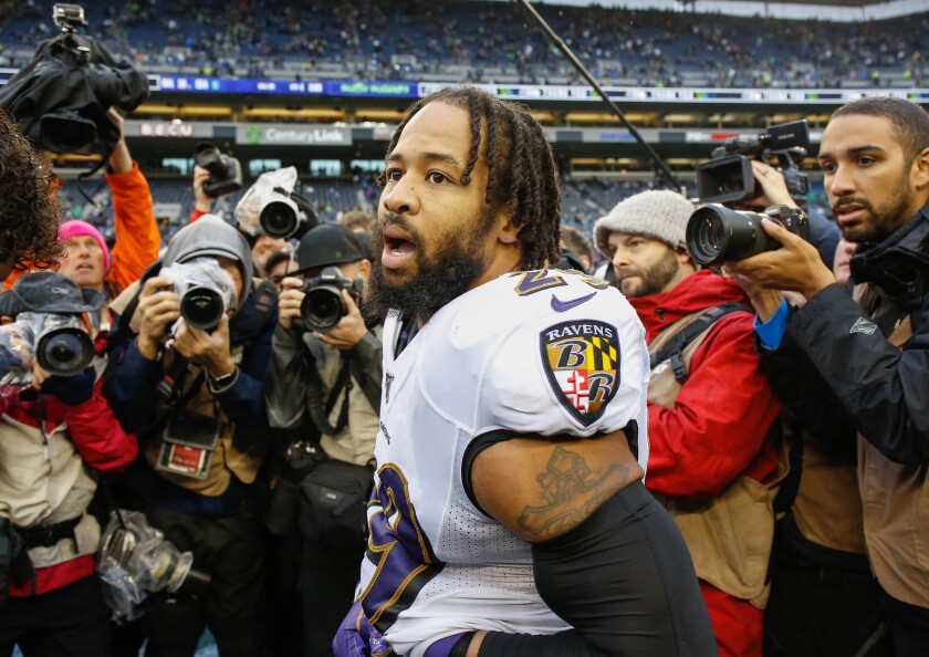 Baltimore Ravens safety Earl Thomas