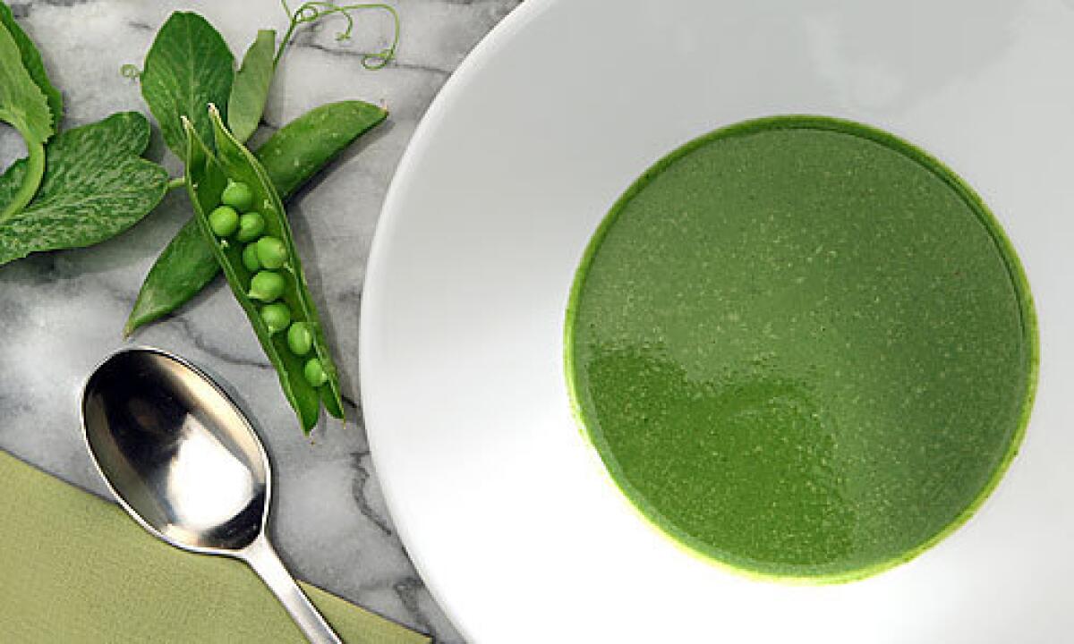ON DEMAND: The pea soup from LA Mill in Silver Lake.