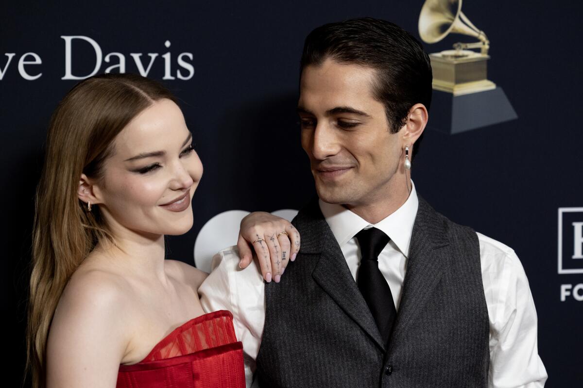 Dove Cameron and Damiano David