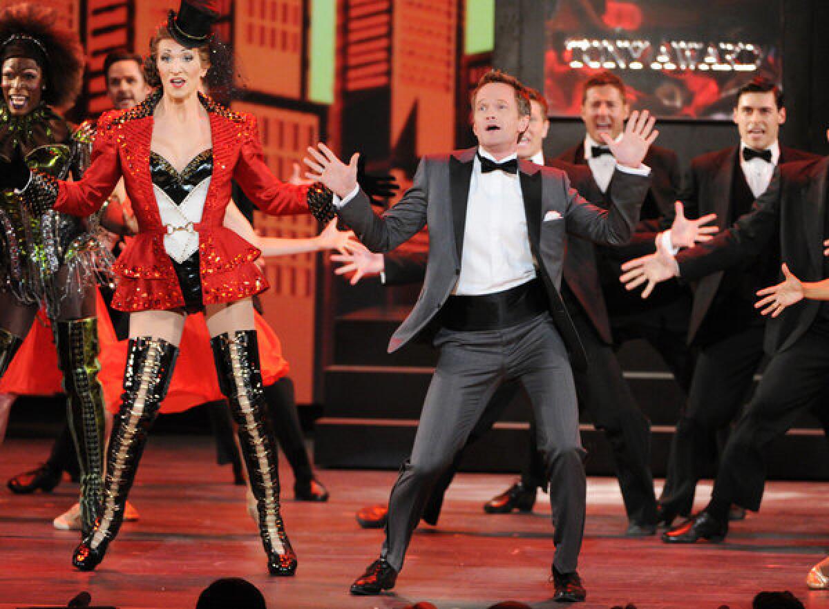 Actor Neil Patrick Harris performs on stage at the 67th Tony Awards