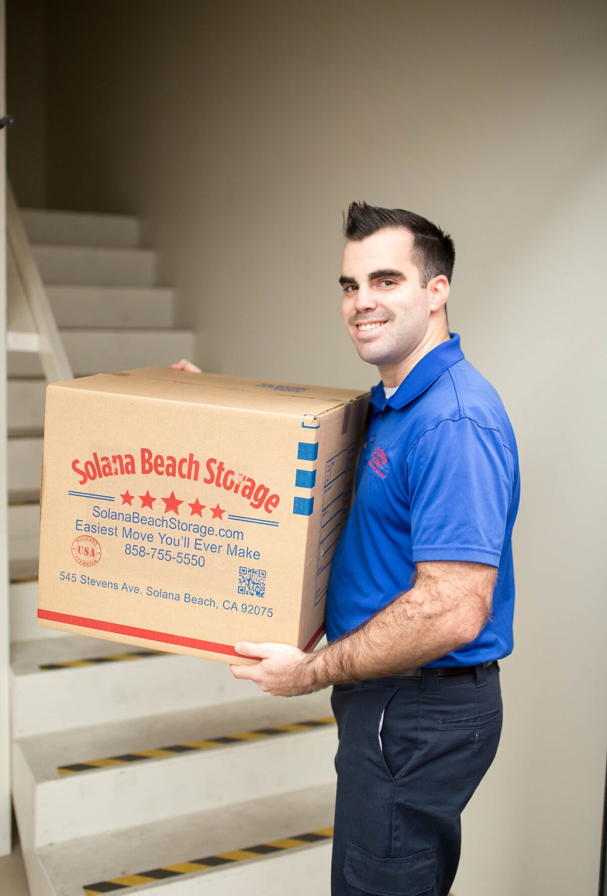 The helpful staff at Solana Beach Storage