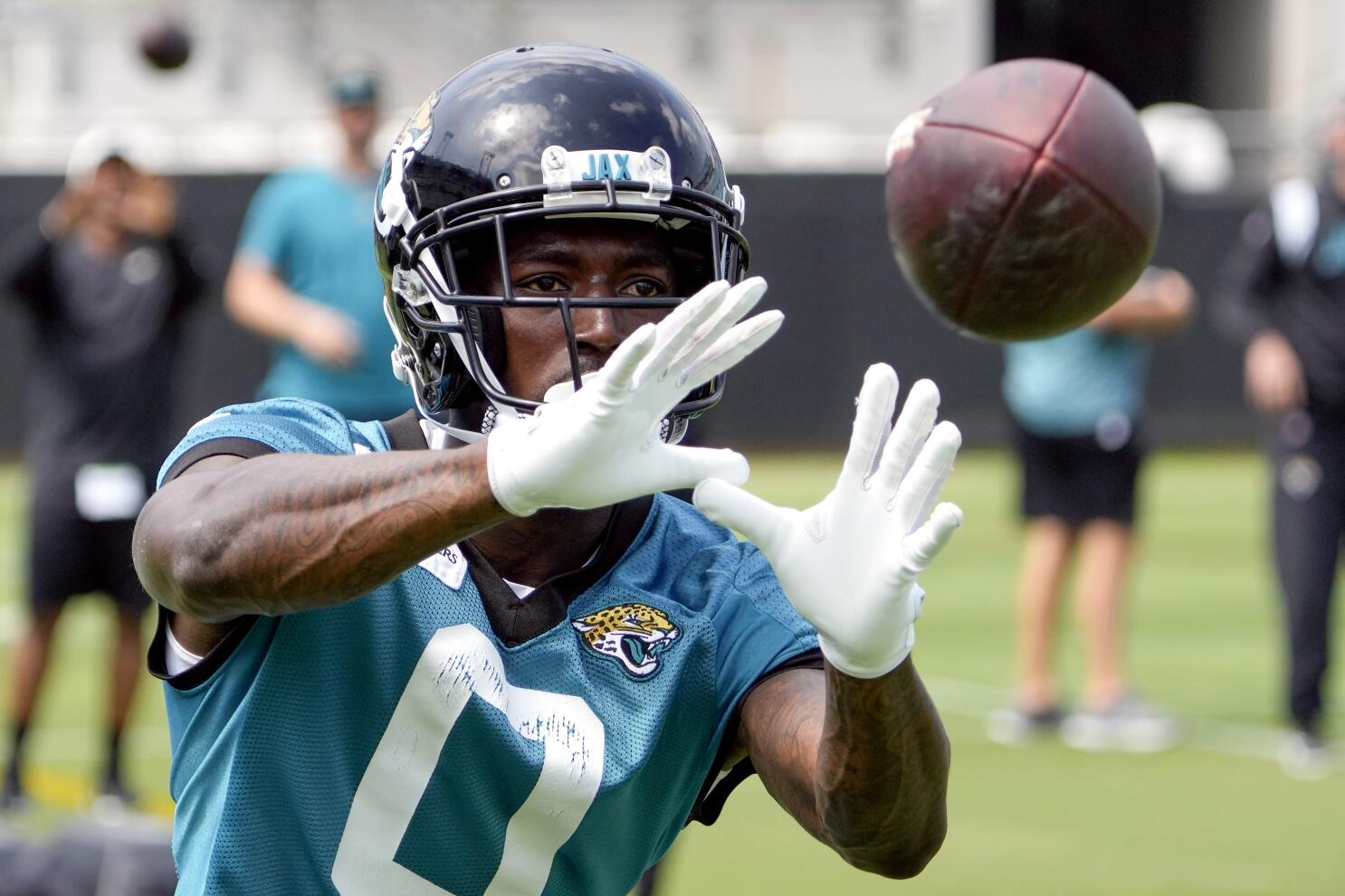 Jags' Calvin Ridley sneaks in extra reps as coaches preach slow