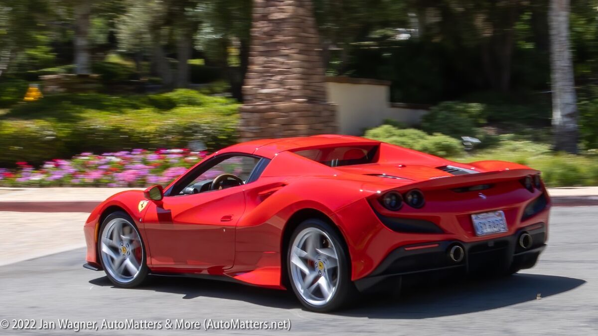 Another Ferrari leaving the show