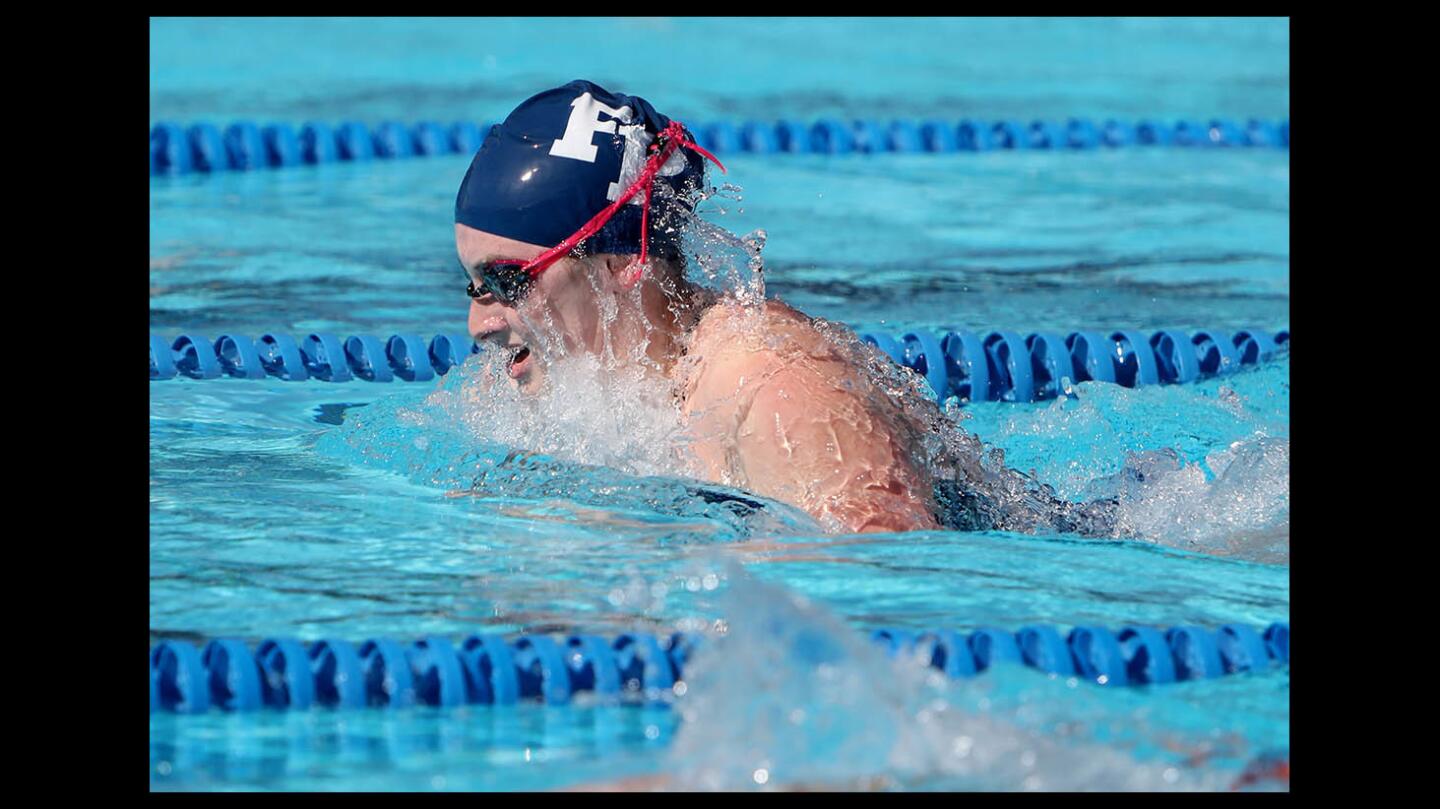 Photo Gallery: Flintridge Prep swimming vs. Poly High