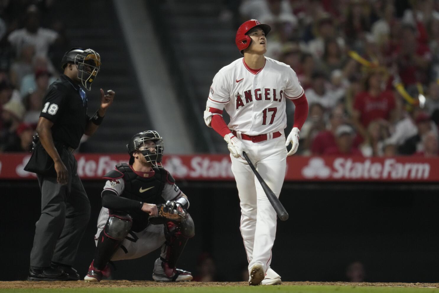 Shohei Ohtani pitches, hits and plays outfield in Angels' loss - The Japan  Times