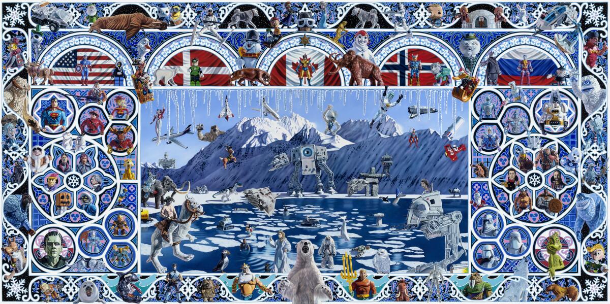 "The Battle for the Arctic" by Robert Xavier Burden 