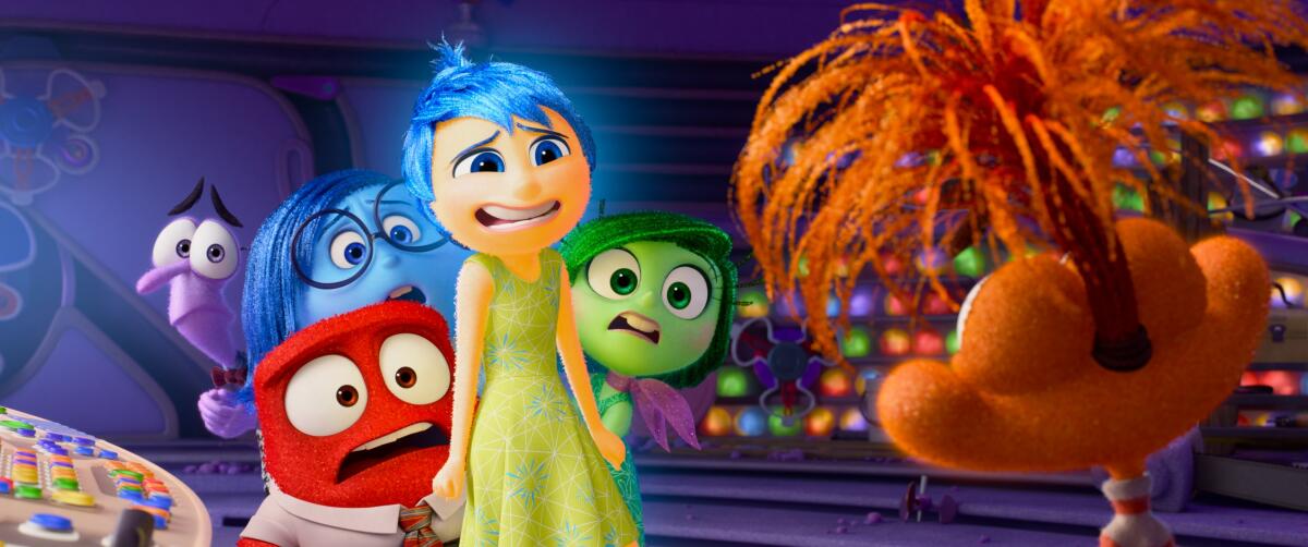 A scene from "Inside Out 2."