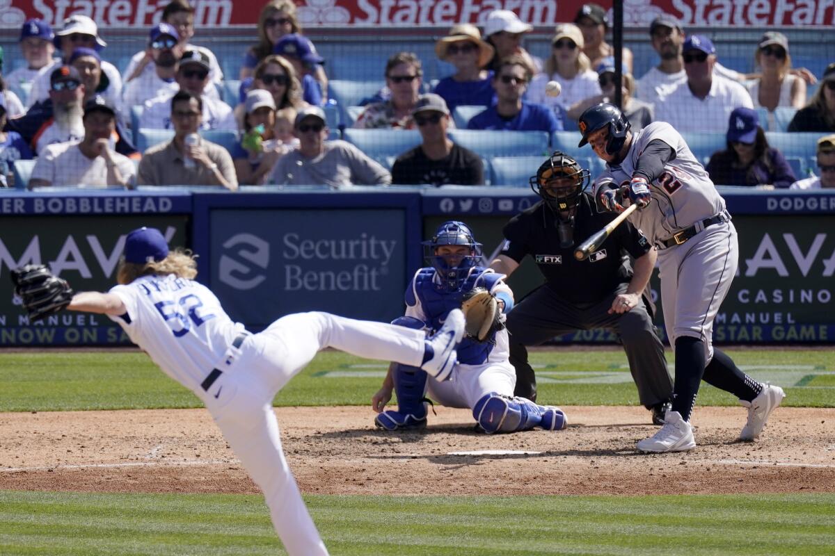 Dodgers beat Tigers 6-3; Cabrera hits 503rd homer - The San Diego