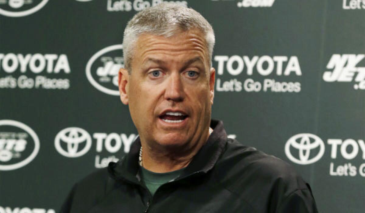 New York Jets Coach Rex Ryan speaks to the media on missing the team's final cuts Saturday.