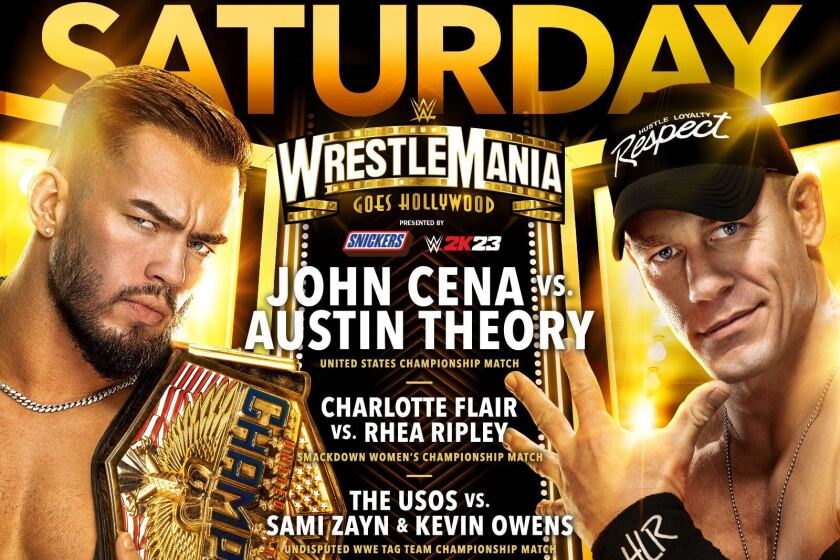 List of matches Saturday at WrestleMania
