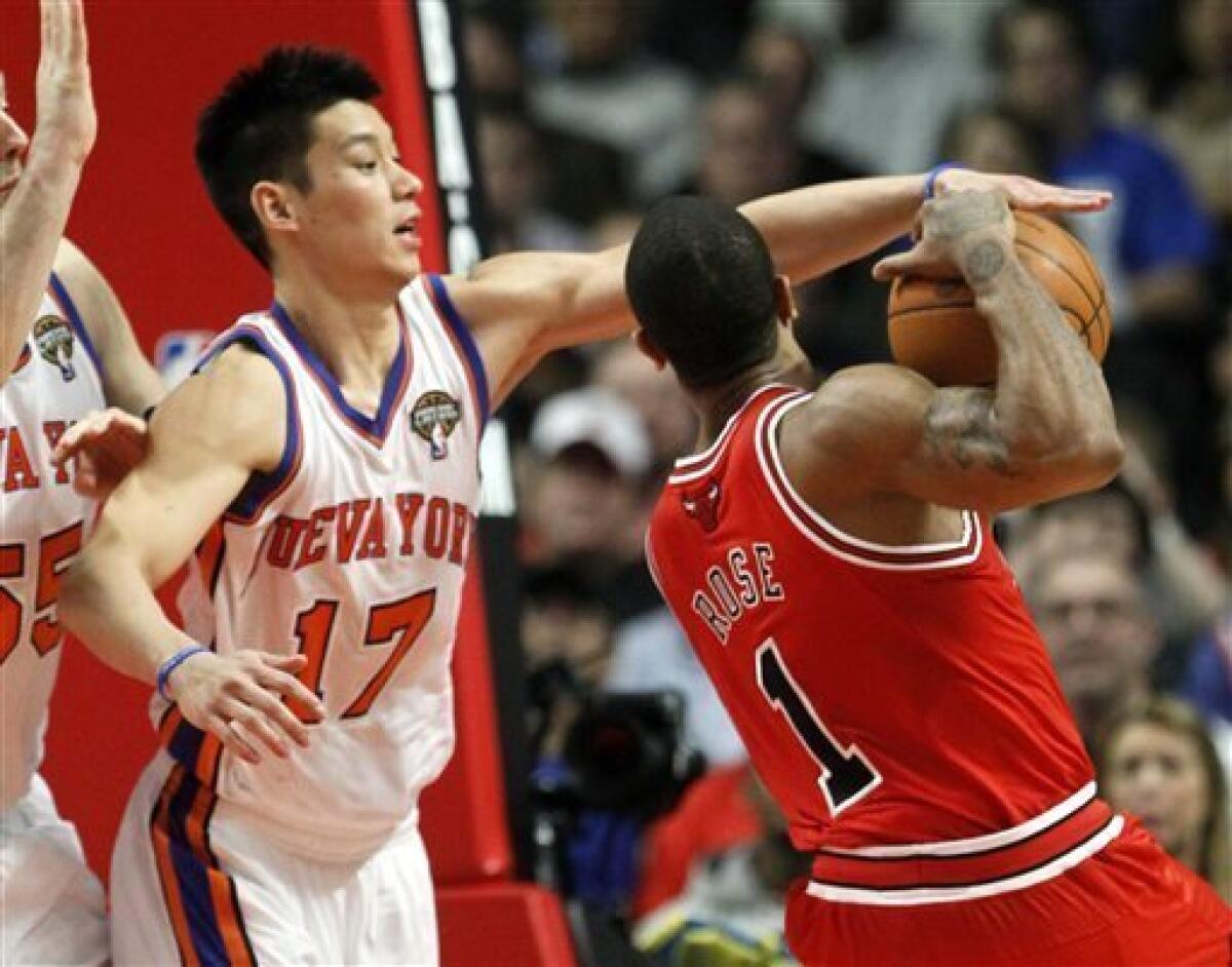 Full-court press: Rose, Bulls best Lin, Knicks