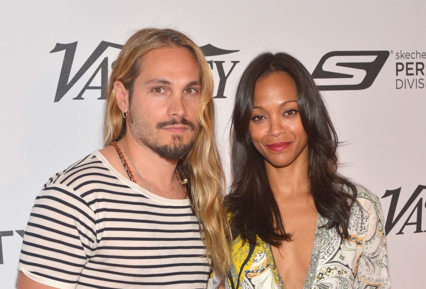 After keeping mum about her pregnancy for several months -- and sparking tons of rumors -- actress Zoe Saldana finally revealed that she was expecting with artist Marco Perego, whom she married in 2013. Saldana gave birth to twin sons Cy Aridio and Bowie Ezio.