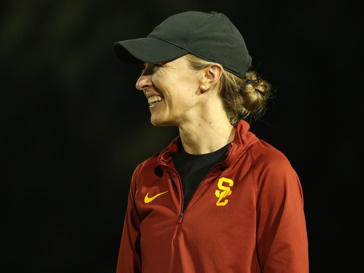 Jane Alukonis was a UCLA assistant for four seasons before becoming head coach at USC in January.