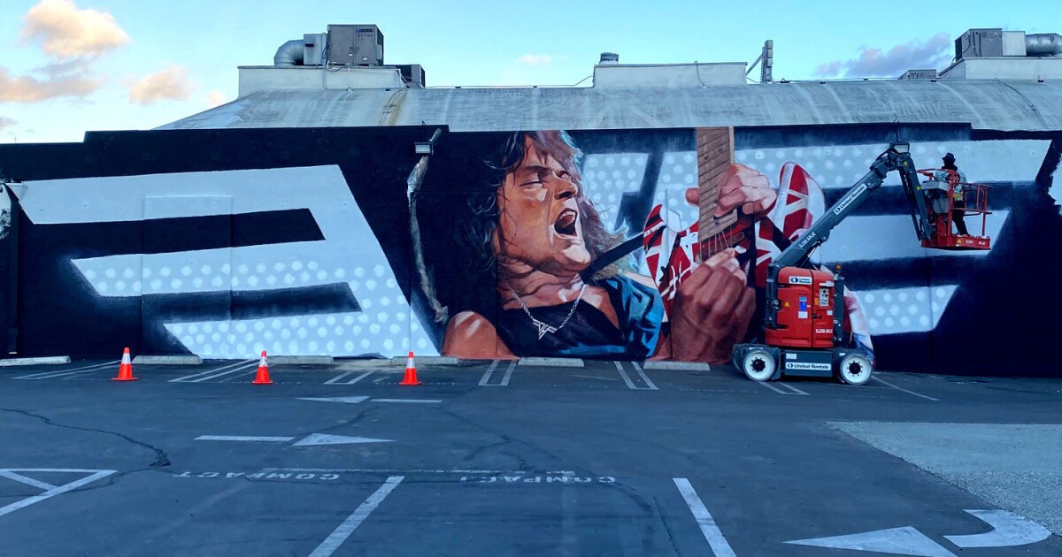Mural honoring Eddie Van Halen to be unveiled in Hollywood