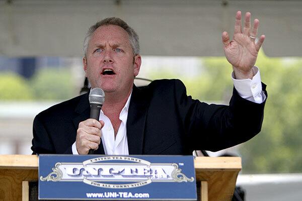 Andrew Breitbart was a strong proponent of the "tea party" movement. His involvement in the organization was usually met with positive responses, though he was sometimes chastised for over-the-top rants, like ones against the Occupy D.C. protest. Another rant put him in conflict with former Speaker of the House Nancy Pelosi when he challenged her assertion that she and Congressman John Lewis faced racial slurs from anti-Obamacare protesters. Breitbart called her claims "lies" and called her something worse, at a tea party gathering, claiming her story was conjured to make the tea party seem like a racist organization. Combing through tapes, he found no evidence of the alleged incident. Breitbart offered a reward for anyone who had footage proving otherwise. No one stepped forward.