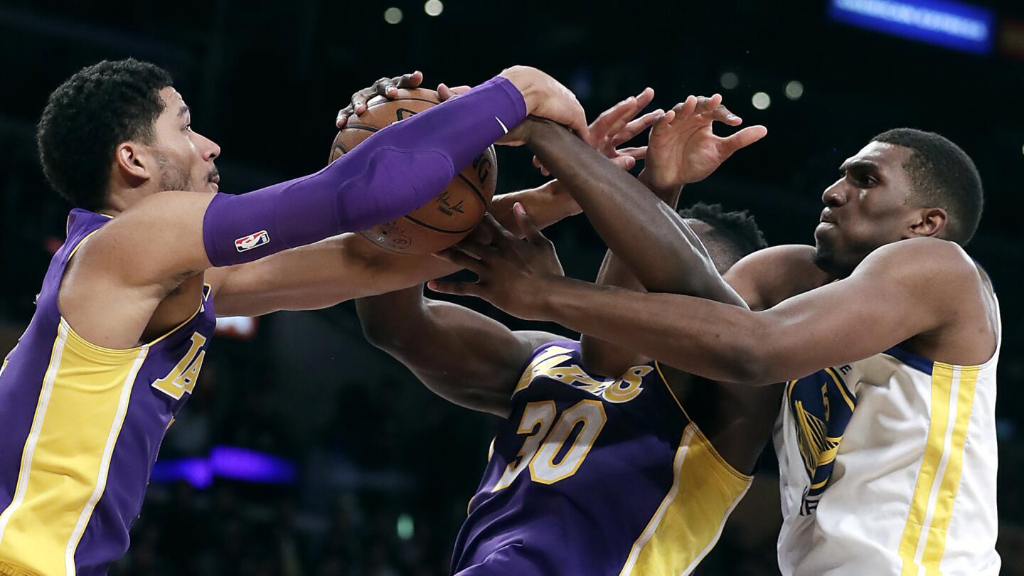 Kevon Looney, Josh Hart, Julius Randle