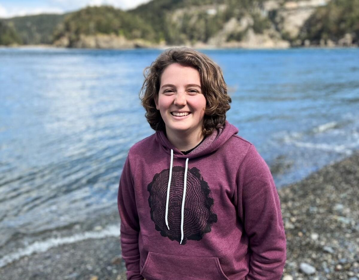 Eli Bundy stands at Deception Pass in Washington. 