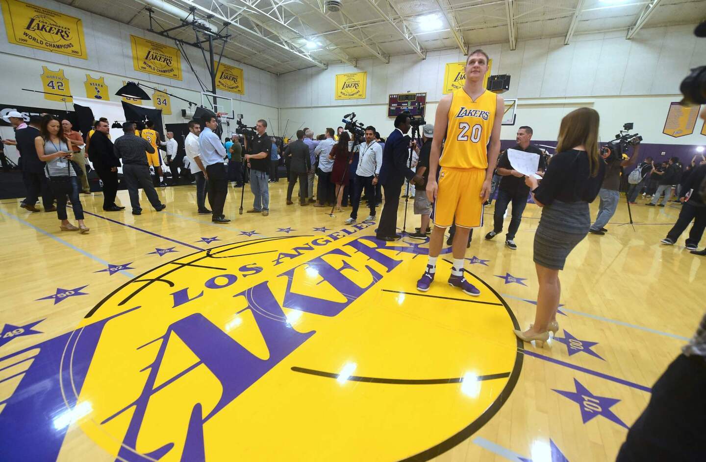 Lakers media day