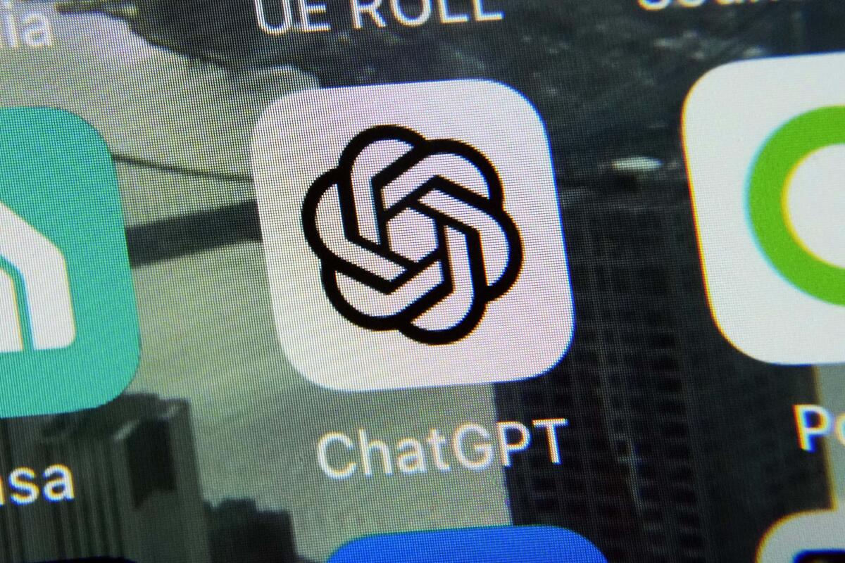 A ChatGPT logo  