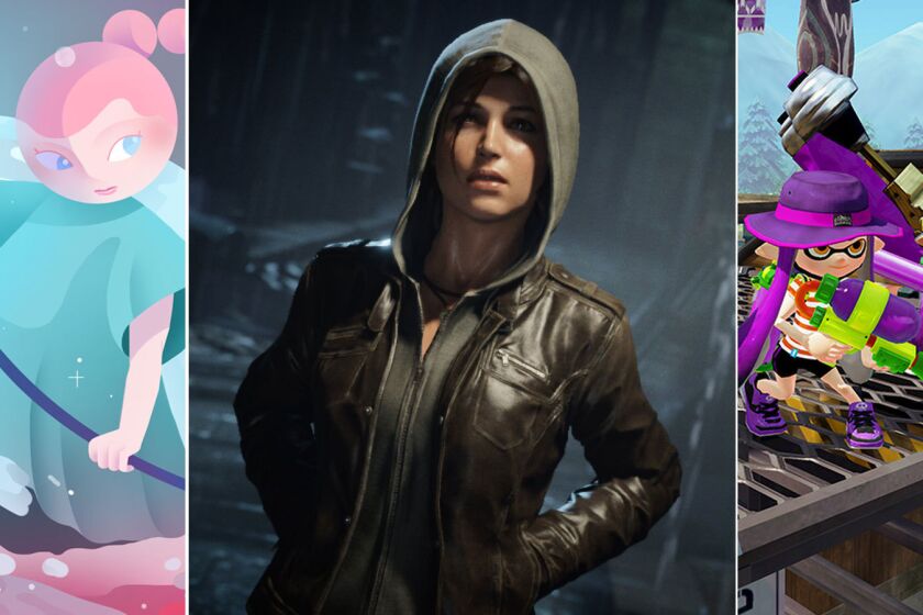 The top games of the year include "Cibele," "Rise of the Tomb Raider" and "Splatoon."