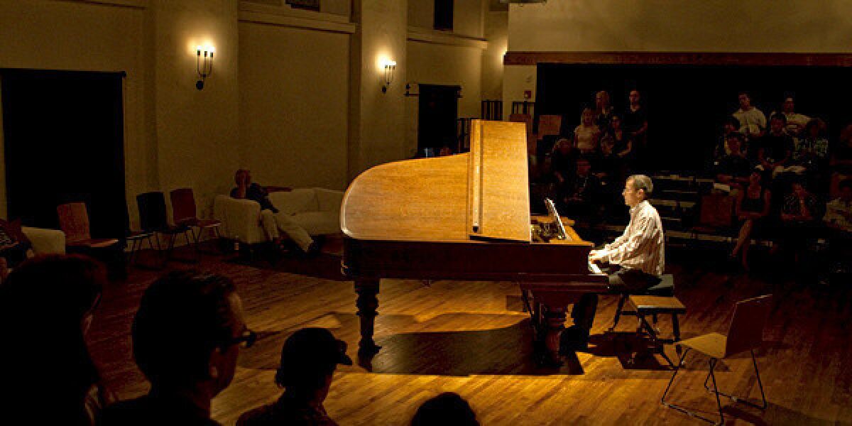Pianist Scott Dunn plays Erik Satie's "Vexations" at the Miles Memorial Playhouse in Santa Monica.