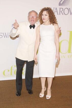 Stan Herman Bernadette Peters 2009 CFDA Fashion Awards