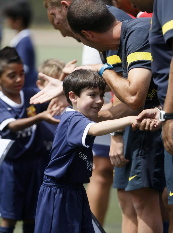 Photo Gallery: FC Barcelona soccer camp at Glendale Sports Complex