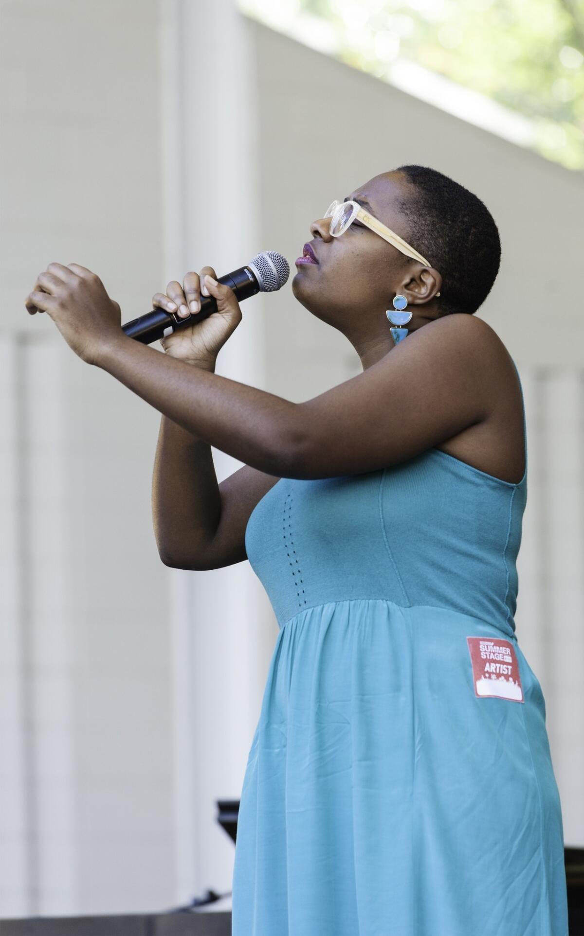 Cecile McLorin Salvant, seen performing at the 21st Charlie Parker Jazz Festival in August, will be at Catalina Bar & Grill for two shows on Monday.
