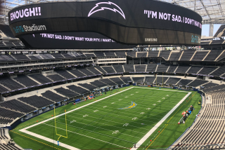 SoFi Stadium, ahead of a scheduled scrimmage for the Chargers. The scrimmage was later canceled because of the Jacob Blake shooting.