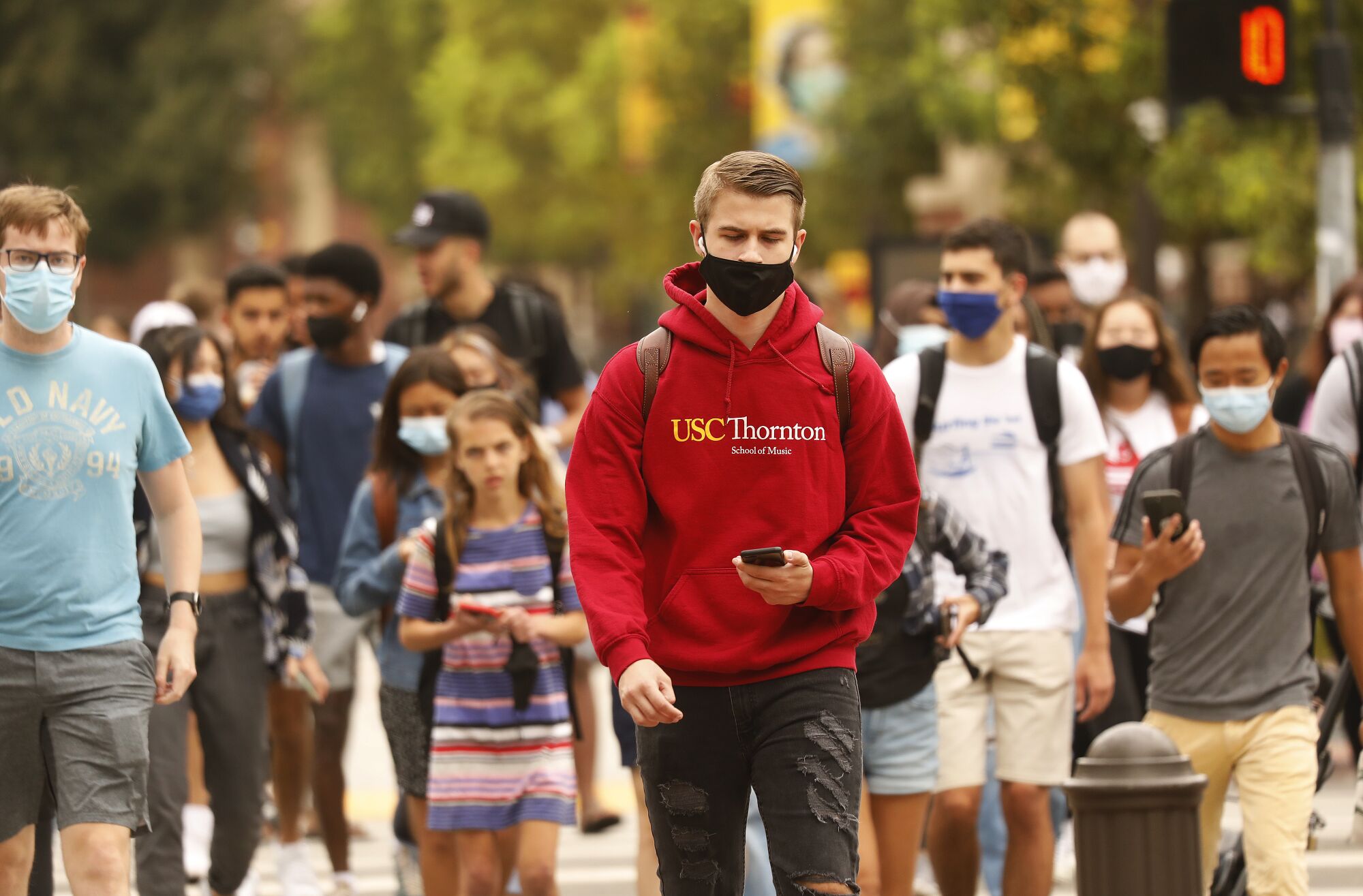 USC and California State University campuses have begun in-person classes.