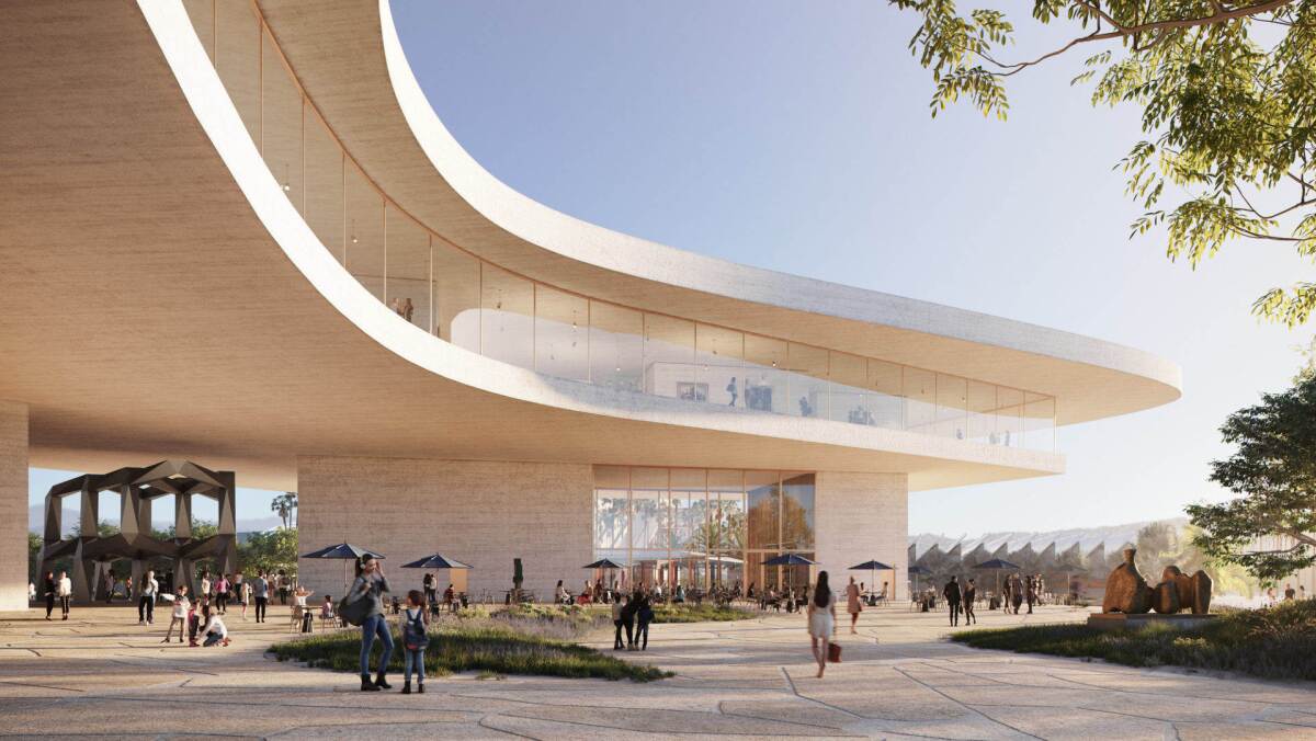LACMA's planned new building.
