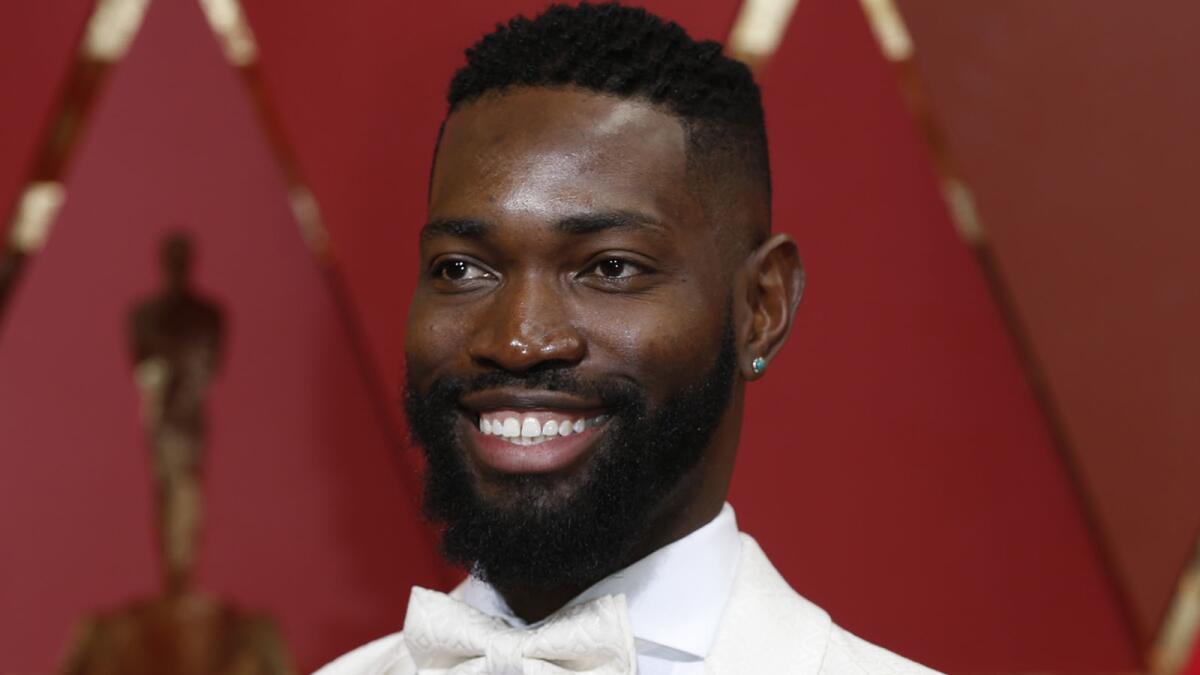 Tarell Alvin McCraney during arrivals at the 89th Academy Awards at the Dolby Theatre in Hollywood on Feb. 26, 2017.