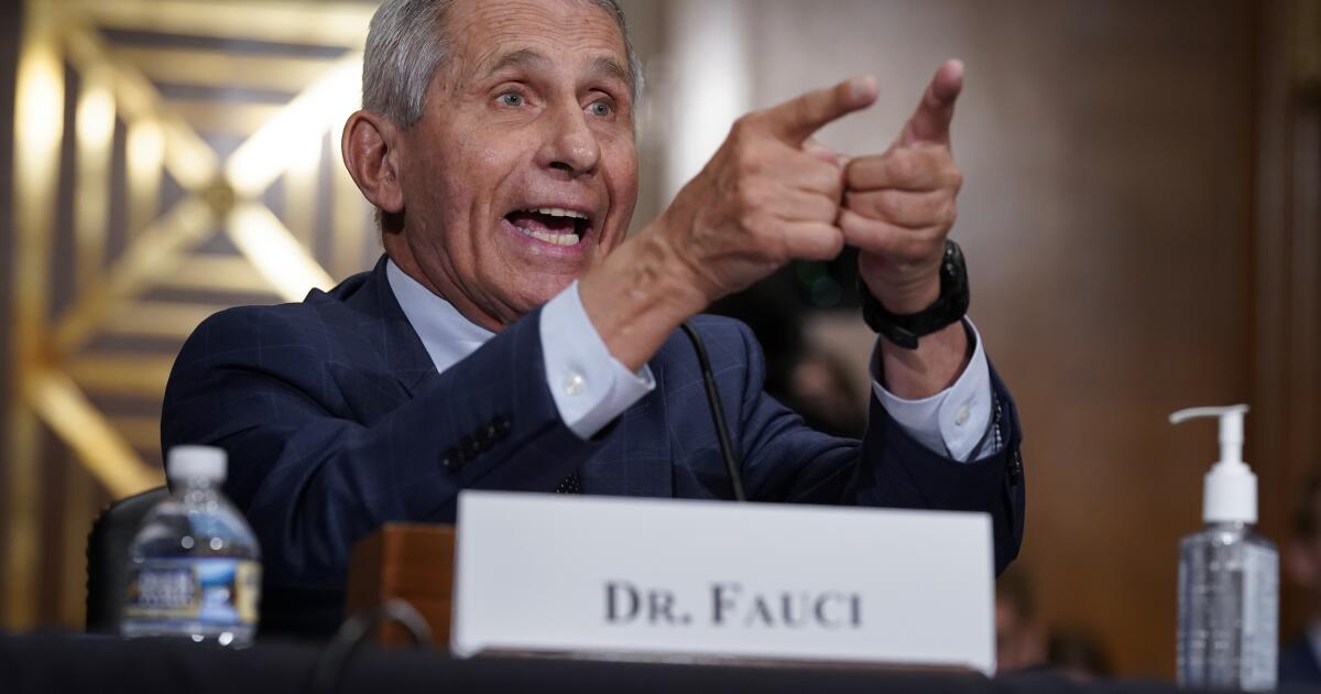 Fauci: 'There's no way' the co...