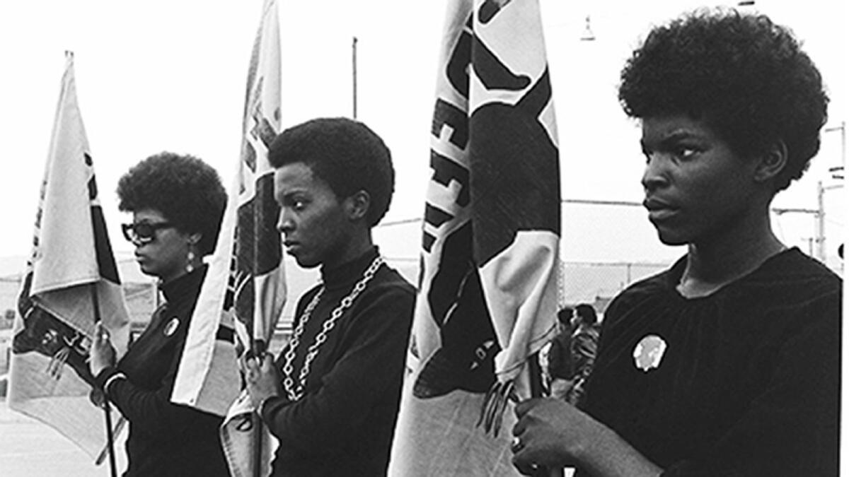 A scene from "The Black Panthers: Vanguard of the Revolution."